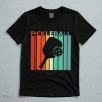 Pickleball Dinking Retro Vintage Sport Racquet Paddle Ball T-Shirt thumb 5