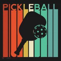 Pickleball Dinking Retro Vintage Sport Racquet Paddle Ball T-Shirt thumb 7