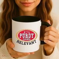 Purdy Damn Relevant San Francisco Football Coffee Mug thumb 3