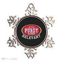 Purdy Damn Relevant San Francisco Football Ornament thumb 0