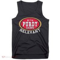 Purdy Damn Relevant San Francisco Football Tank Top thumb 0