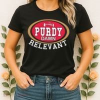 Purdy Damn Relevant San Francisco Football Women's T-Shirt thumb 2