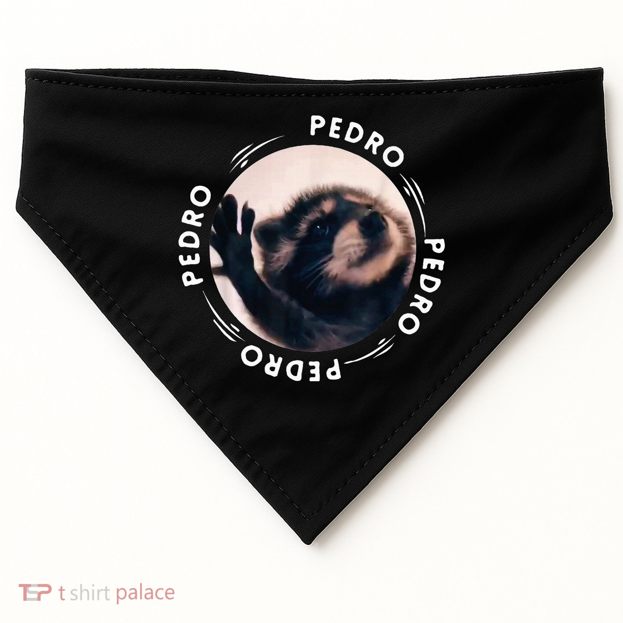 Pedro Dancing Raccoon Pedro Pedro Dancing Raccoon USA-Made Doggie Bandana