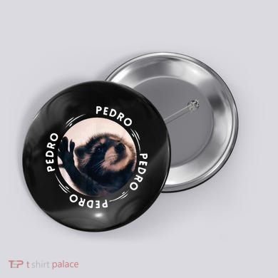 Pedro Dancing Raccoon Pedro Pedro Dancing Raccoon Button