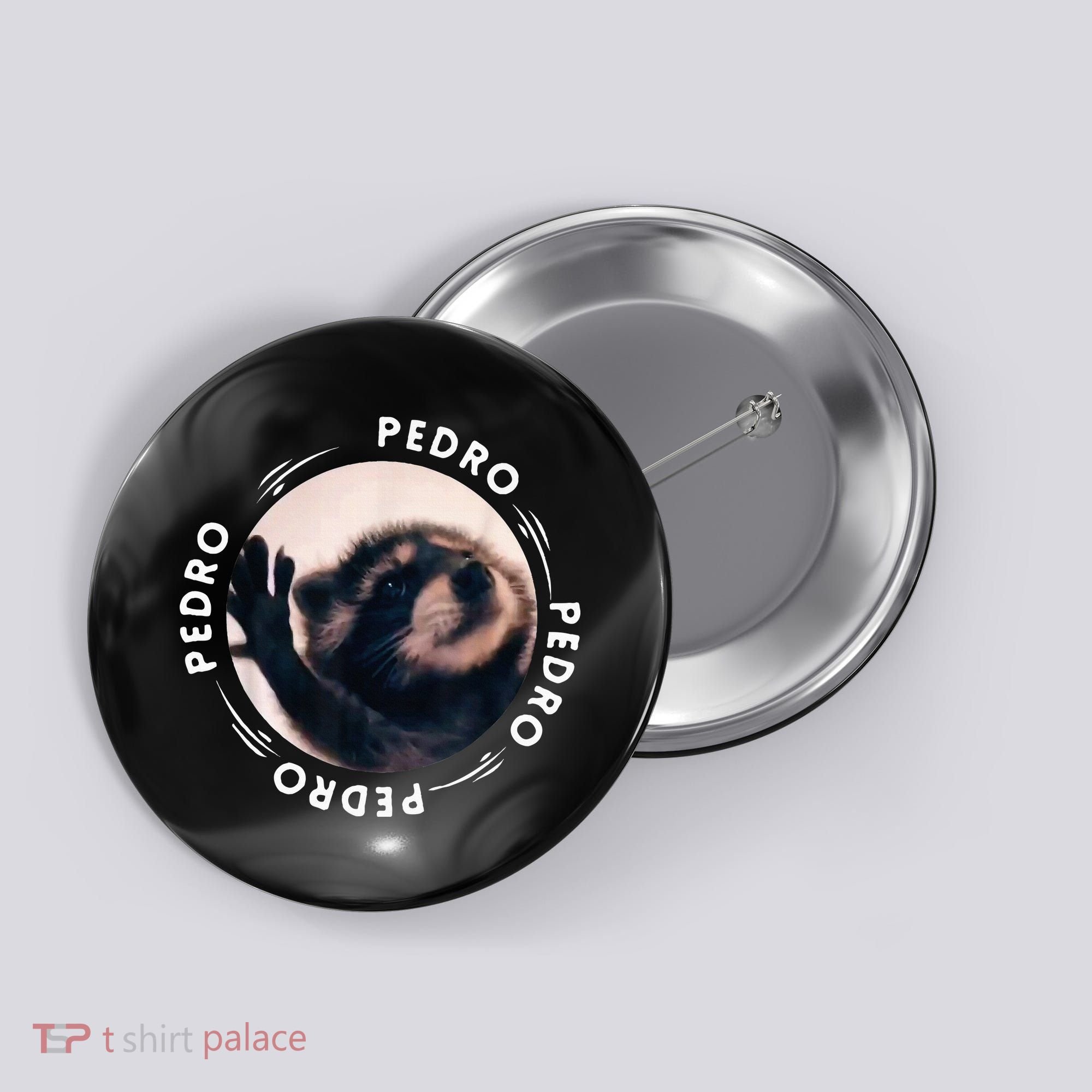 Pedro Dancing Raccoon Pedro Pedro Dancing Raccoon Button