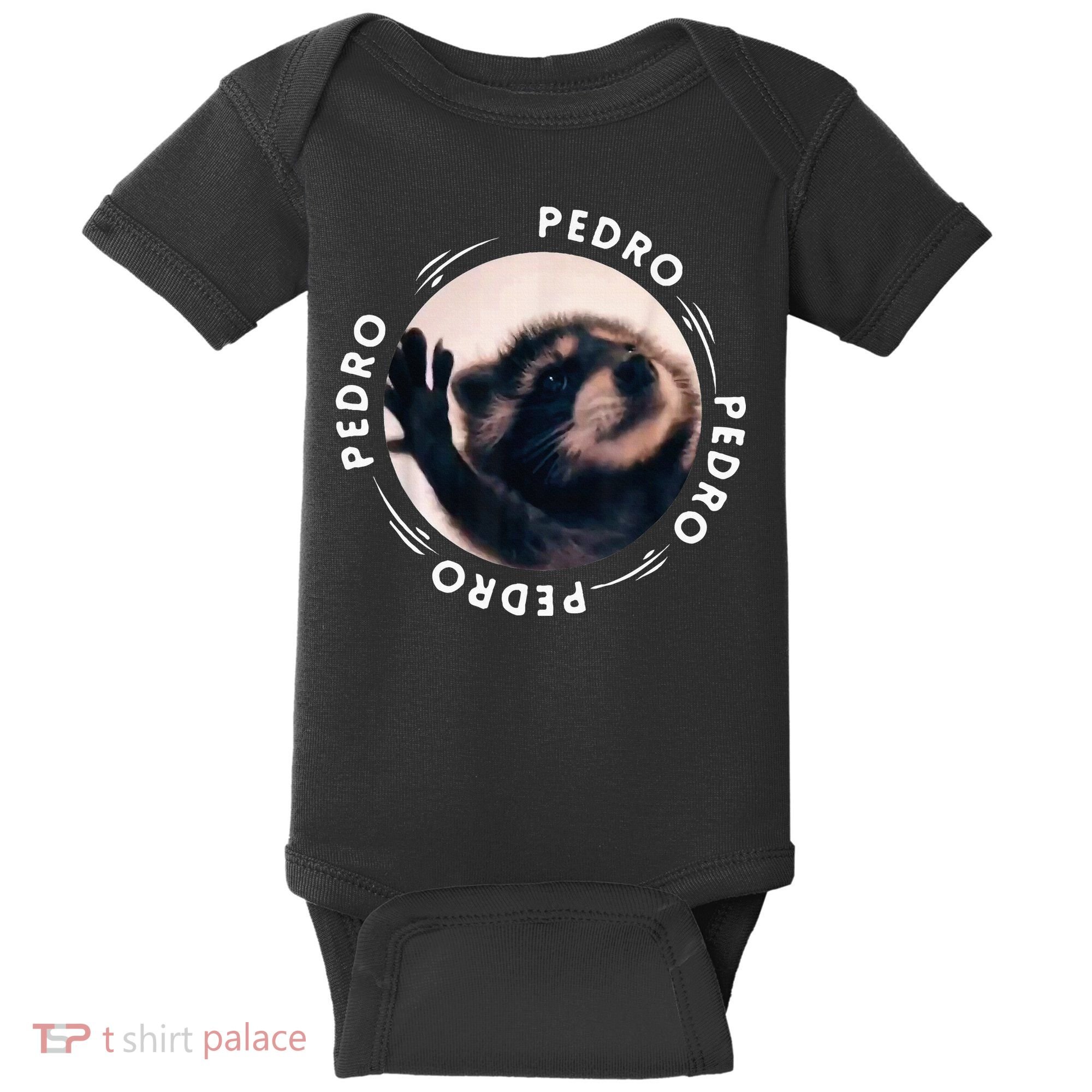 Pedro Dancing Raccoon Pedro Pedro Dancing Raccoon Baby Bodysuit