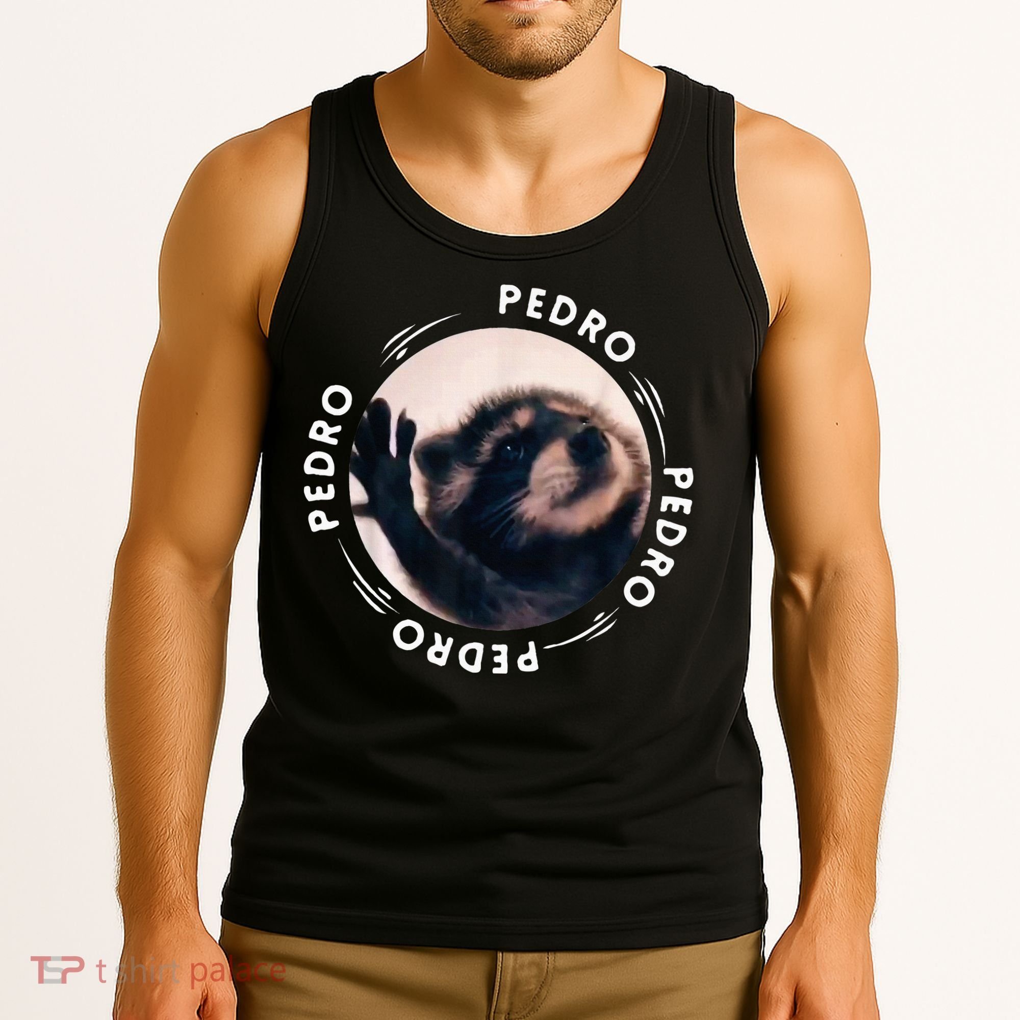 Pedro Dancing Raccoon Pedro Pedro Dancing Raccoon Tank Top