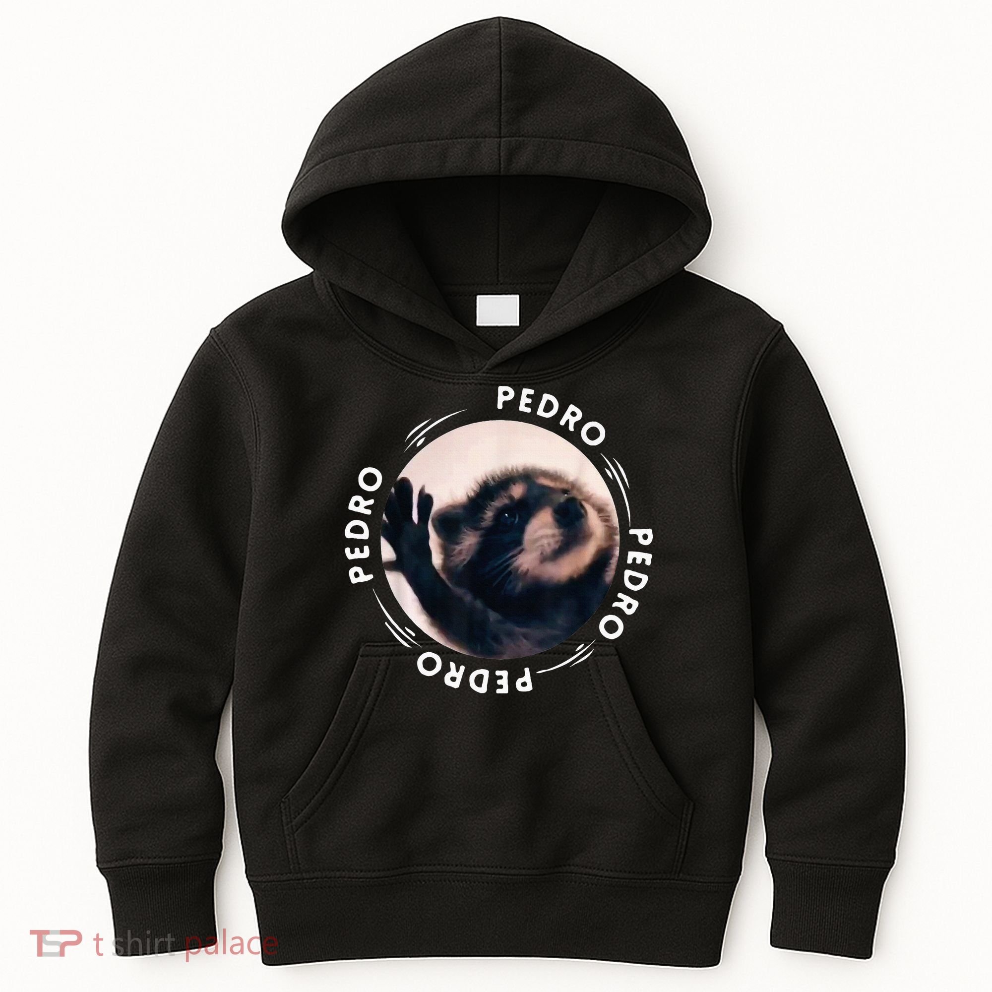 Pedro Dancing Raccoon Pedro Pedro Dancing Raccoon Kids Hoodie