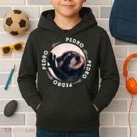 Pedro Dancing Raccoon Pedro Pedro Dancing Raccoon Kids Hoodie thumb 2