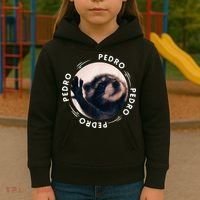 Pedro Dancing Raccoon Pedro Pedro Dancing Raccoon Kids Hoodie thumb 3