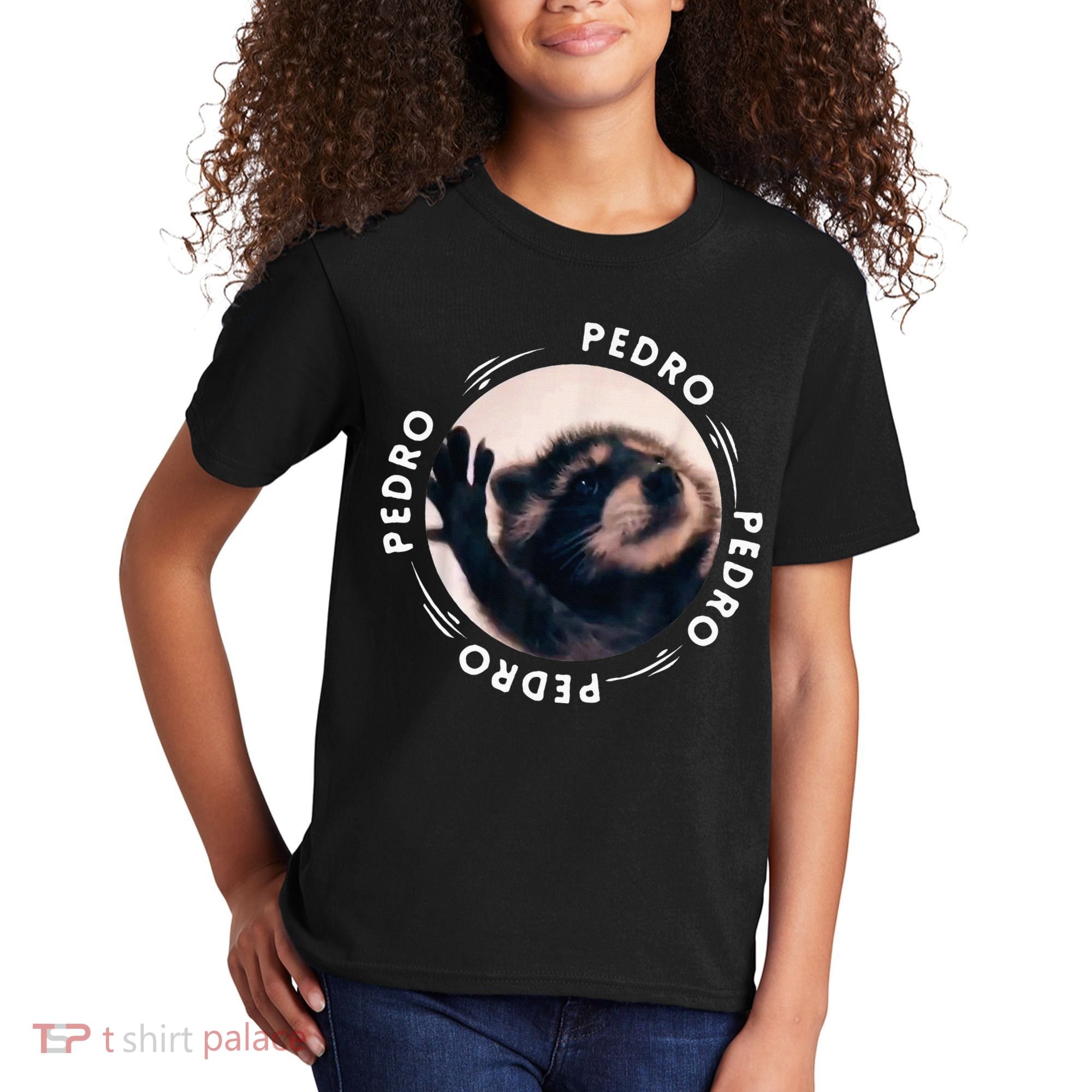 Pedro Dancing Raccoon Pedro Pedro Dancing Raccoon Kids T-Shirt