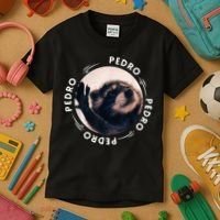 Pedro Dancing Raccoon Pedro Pedro Dancing Raccoon Kids T-Shirt thumb 3