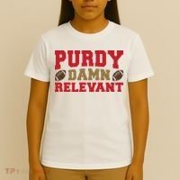 Purdy Damn Relevant San Francisco Football T-Shirt thumb 4