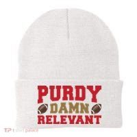 Purdy Damn Relevant San Francisco Football Beanie thumb 0