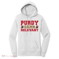 Purdy Damn Relevant San Francisco Football Women's Hoodie thumb 0