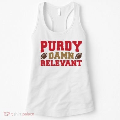 Purdy Damn Relevant San Francisco Football Women's Tank Top