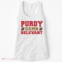 Purdy Damn Relevant San Francisco Football Women's Tank Top thumb 0
