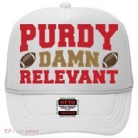 Purdy Damn Relevant San Francisco Football Hat thumb 0