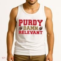 Purdy Damn Relevant San Francisco Football Tank Top thumb 3