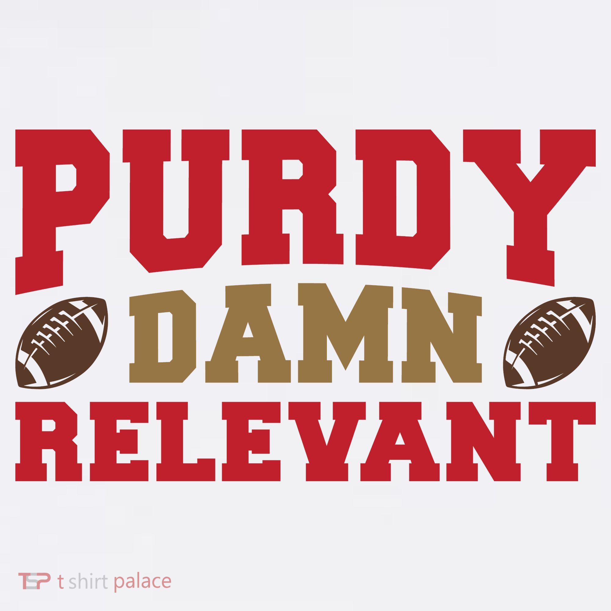 Purdy Damn Relevant San Francisco Football Visor