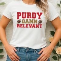 Purdy Damn Relevant San Francisco Football Women's T-Shirt thumb 2