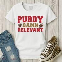 Purdy Damn Relevant San Francisco Football Women's T-Shirt thumb 3