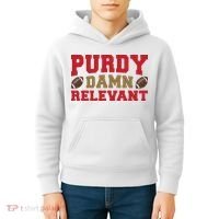 Purdy Damn Relevant San Francisco Football Kids Hoodie thumb 4