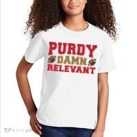 Purdy Damn Relevant San Francisco Football Kids T-Shirt thumb 2