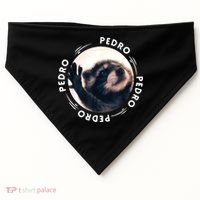 Pedro Dancing Raccoon Pedro Pedro Dancing Raccoon Meme USA-Made Doggie Bandana thumb 0
