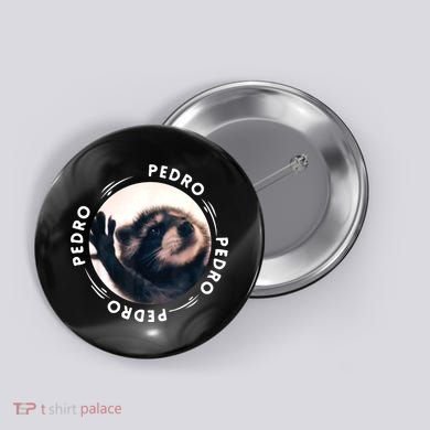 Pedro Dancing Raccoon Pedro Pedro Dancing Raccoon Meme Button