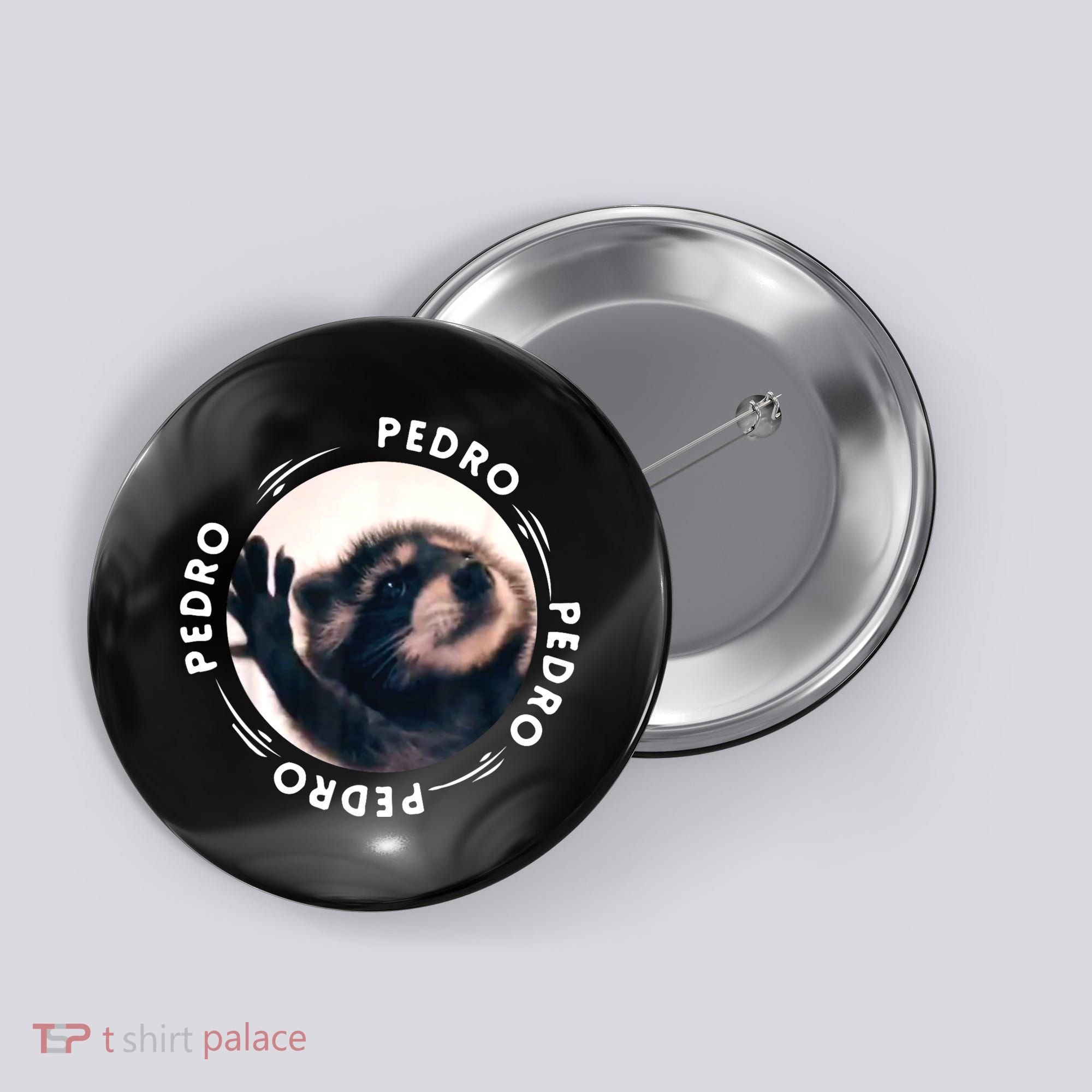 Pedro Dancing Raccoon Pedro Pedro Dancing Raccoon Meme Button
