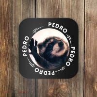 Pedro Dancing Raccoon Pedro Pedro Dancing Raccoon Meme Coaster thumb 0