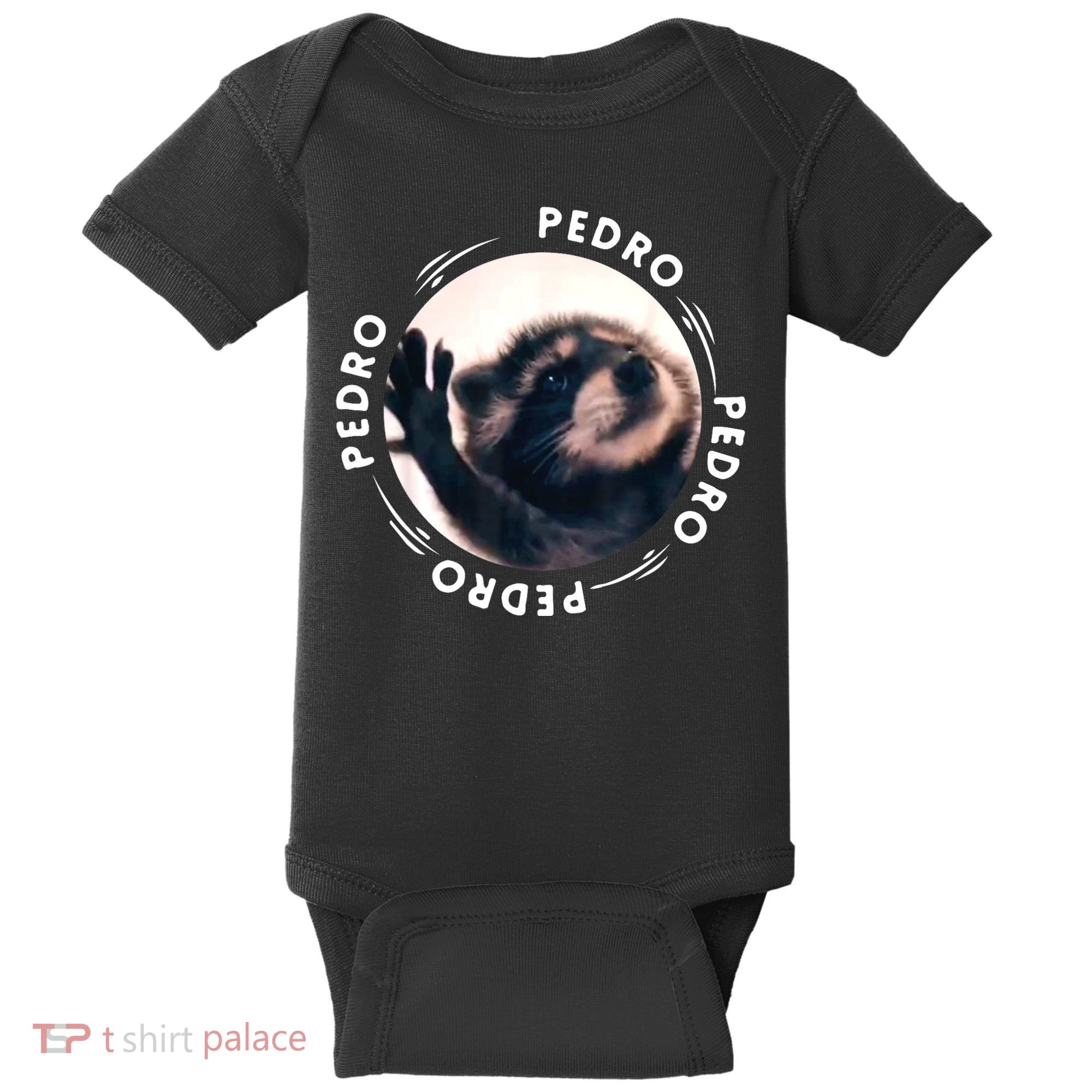 Pedro Dancing Raccoon Pedro Pedro Dancing Raccoon Meme Baby Bodysuit