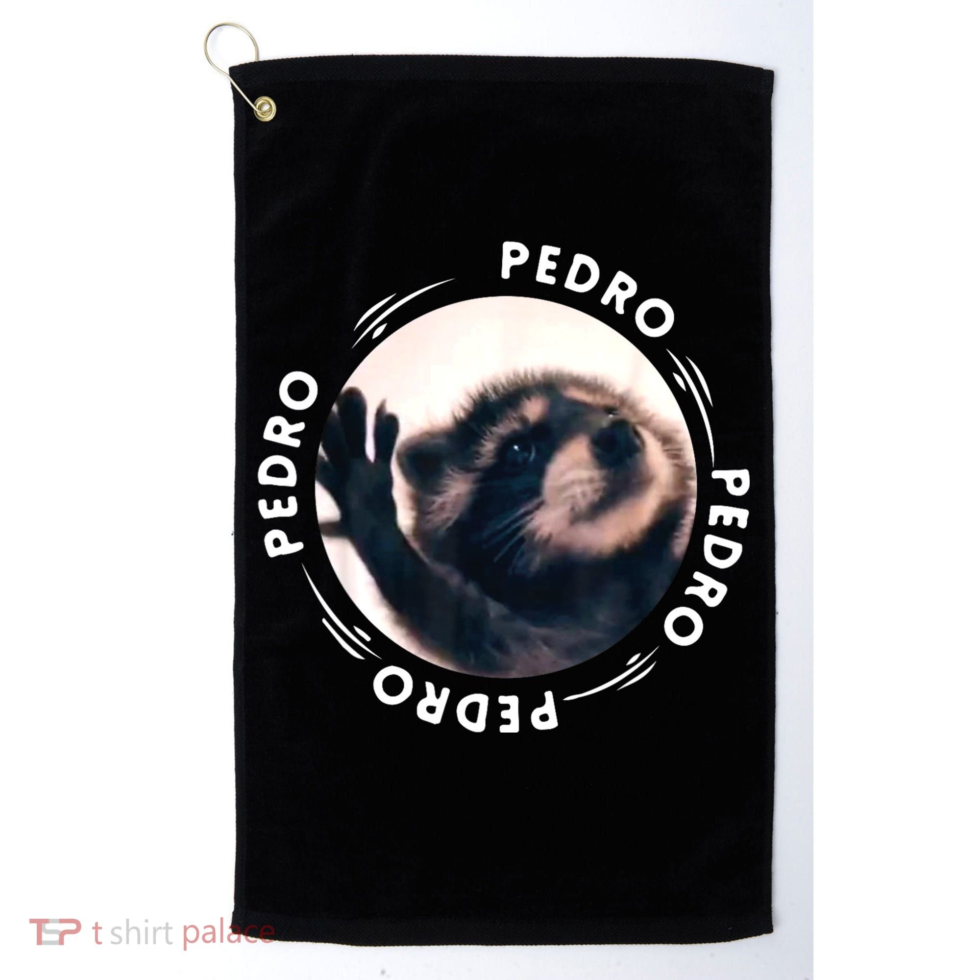 Pedro Dancing Raccoon Pedro Pedro Dancing Raccoon Meme Golf Towel