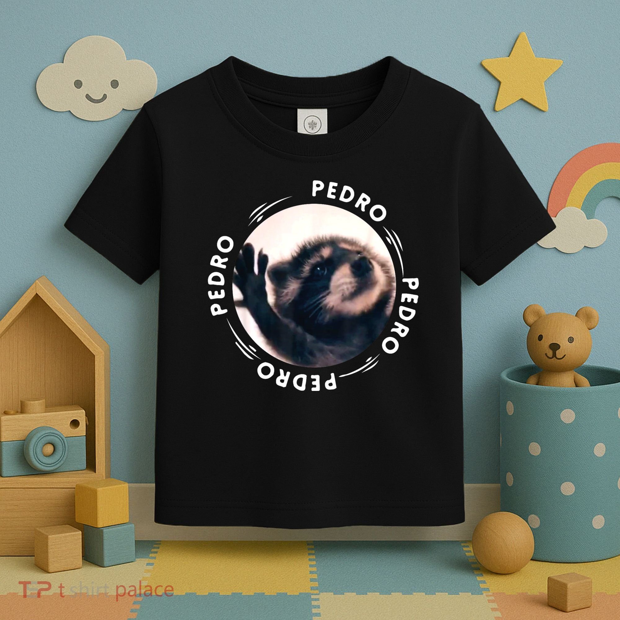 Pedro Dancing Raccoon Pedro Pedro Dancing Raccoon Meme Toddler T-Shirt