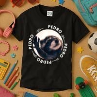 Pedro Dancing Raccoon Pedro Pedro Dancing Raccoon Meme Kids T-Shirt thumb 3