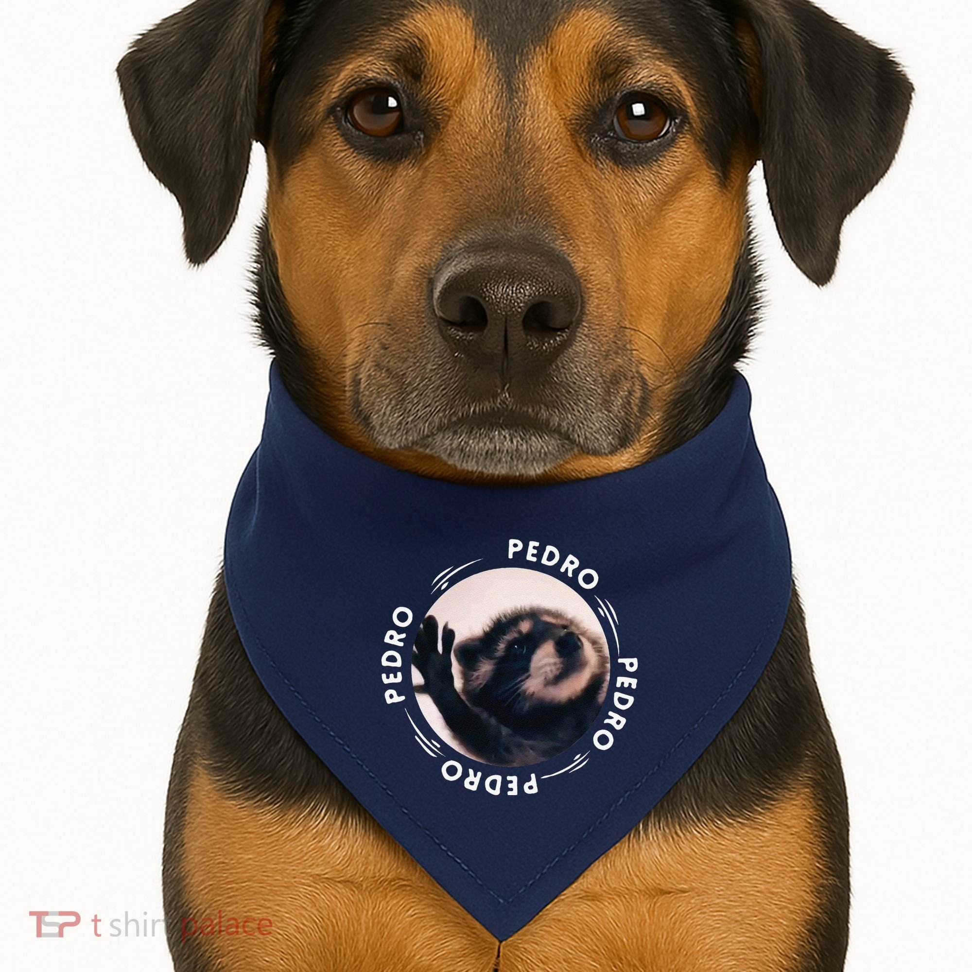 Pedro Dancing Raccoon Pedro Pedro Dancing Raccoon Meme Funny USA-Made Doggie Bandana