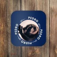 Pedro Dancing Raccoon Pedro Pedro Dancing Raccoon Meme Funny Coaster thumb 0