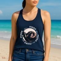 Pedro Dancing Raccoon Pedro Pedro Dancing Raccoon Meme Funny Women's Tank Top thumb 2