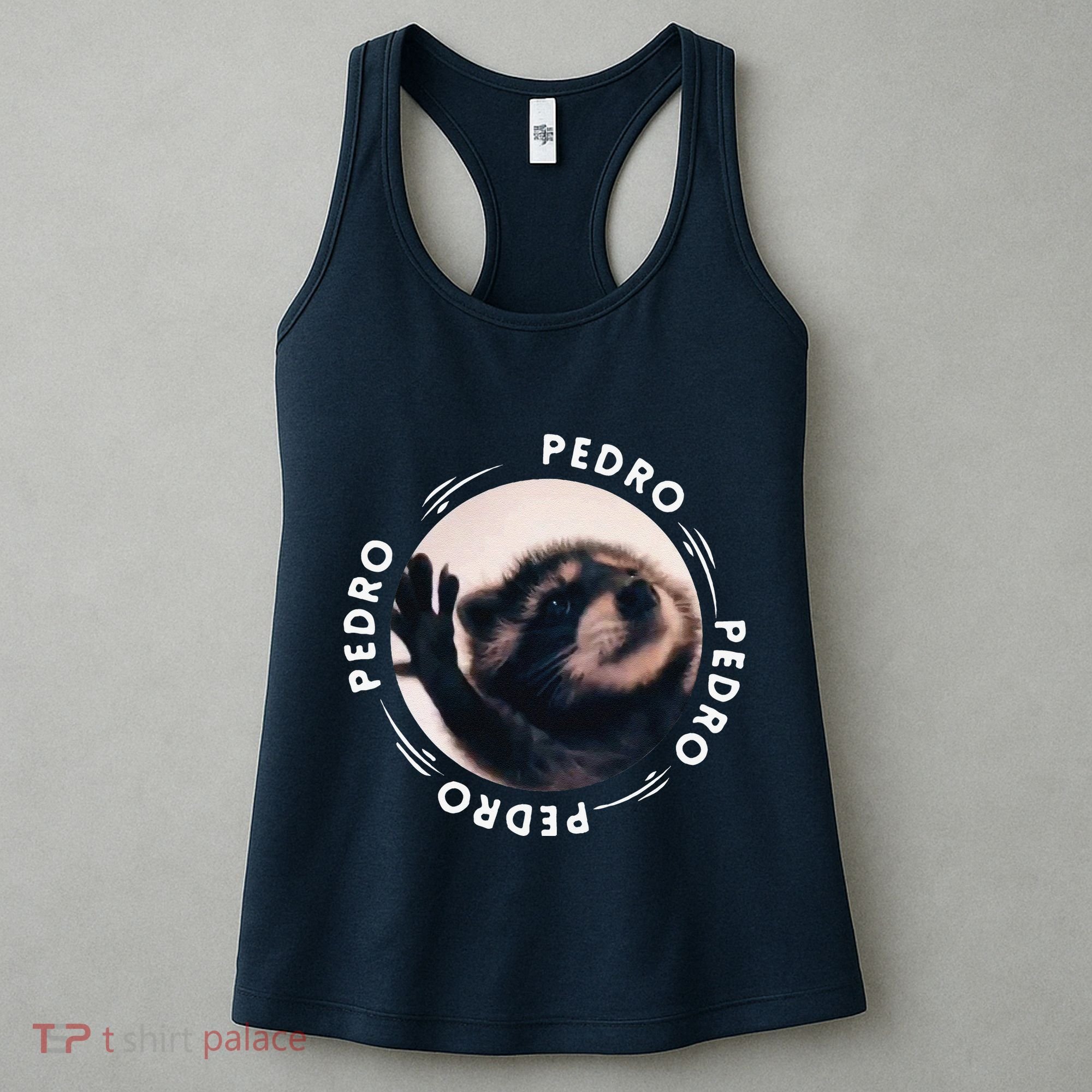 Pedro Dancing Raccoon Pedro Pedro Dancing Raccoon Meme Funny Women's Tank Top