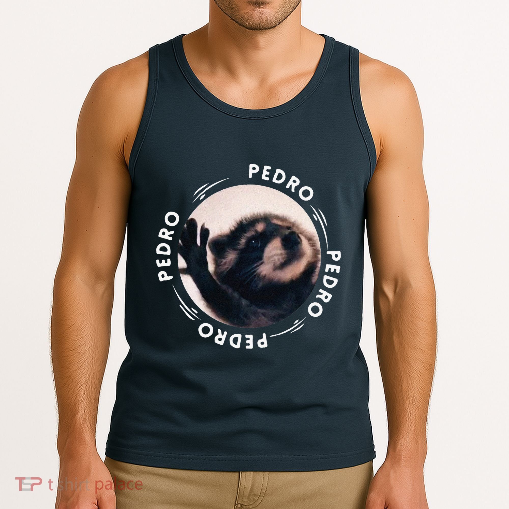 Pedro Dancing Raccoon Pedro Pedro Dancing Raccoon Meme Funny Tank Top
