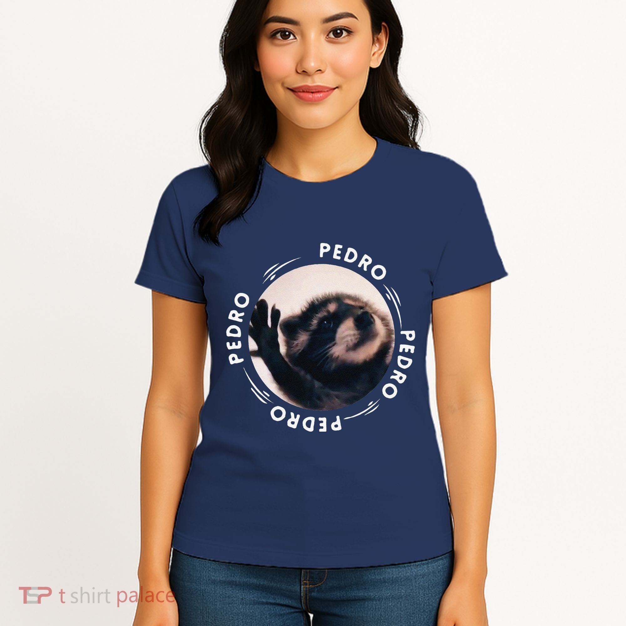 Pedro Dancing Raccoon Pedro Pedro Dancing Raccoon Meme Funny Women's T-Shirt