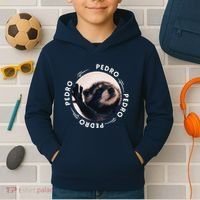Pedro Dancing Raccoon Pedro Pedro Dancing Raccoon Meme Funny Kids Hoodie thumb 2