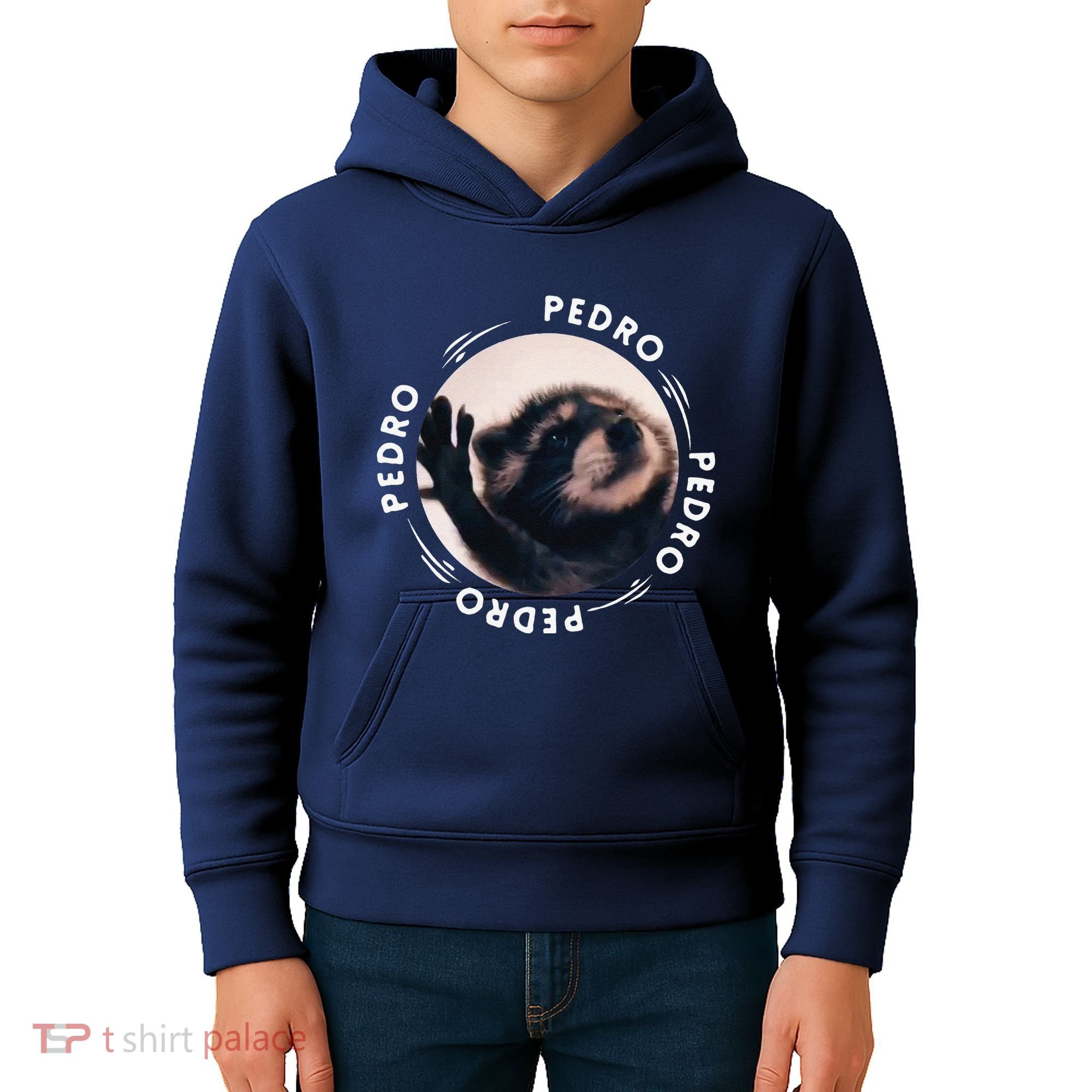 Pedro Dancing Raccoon Pedro Pedro Dancing Raccoon Meme Funny Kids Hoodie
