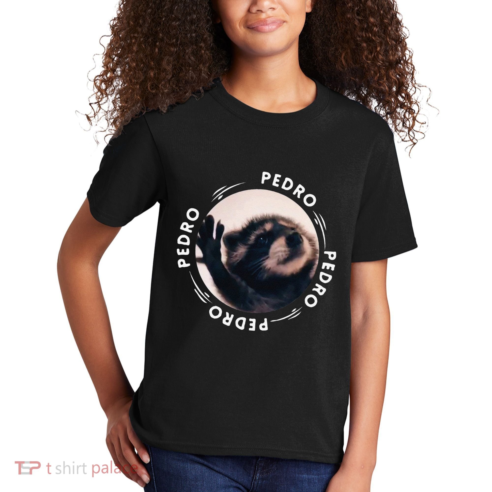 Pedro Dancing Raccoon Pedro Pedro Dancing Raccoon Meme Funny Kids T-Shirt
