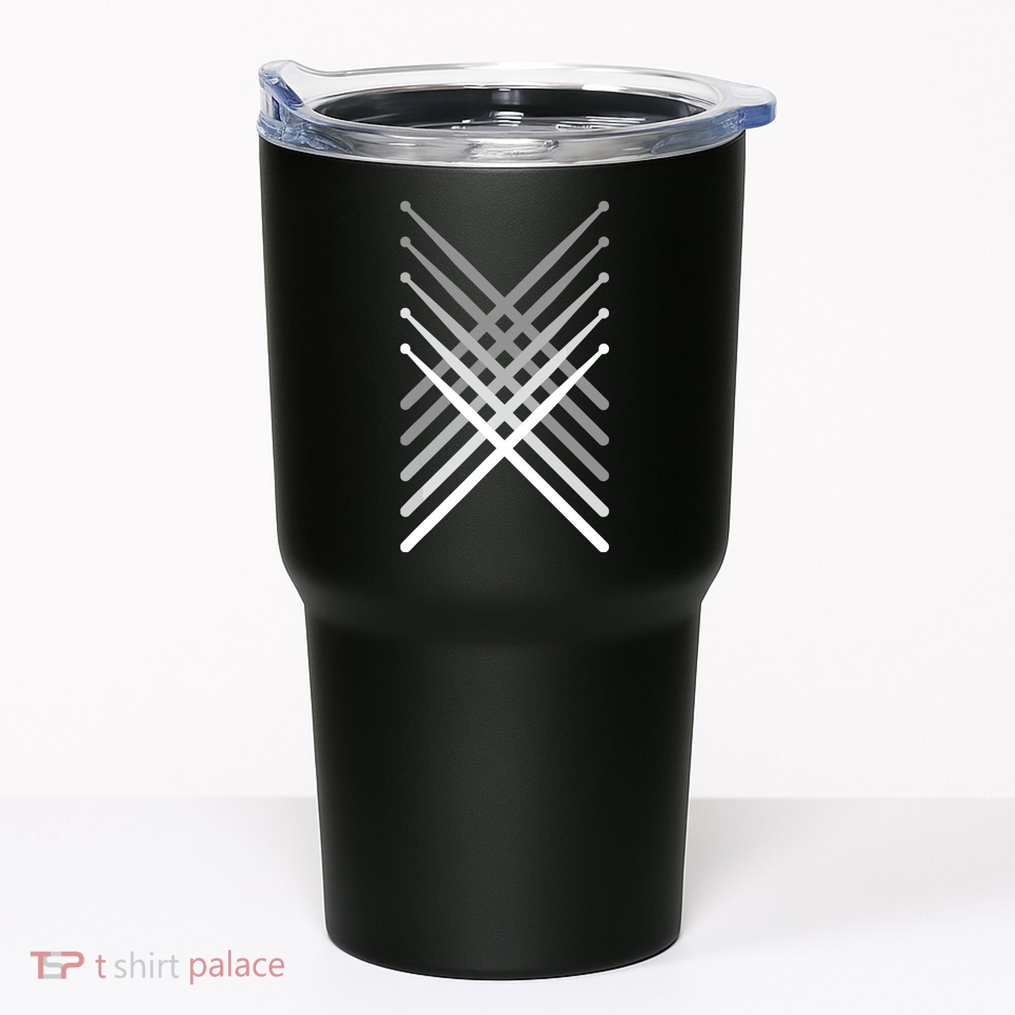 Percussion Drum Sticks Black Tumbler