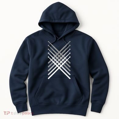 Percussion Drum Sticks Black Hoodie