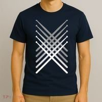Percussion Drum Sticks Black T-Shirt thumb 3
