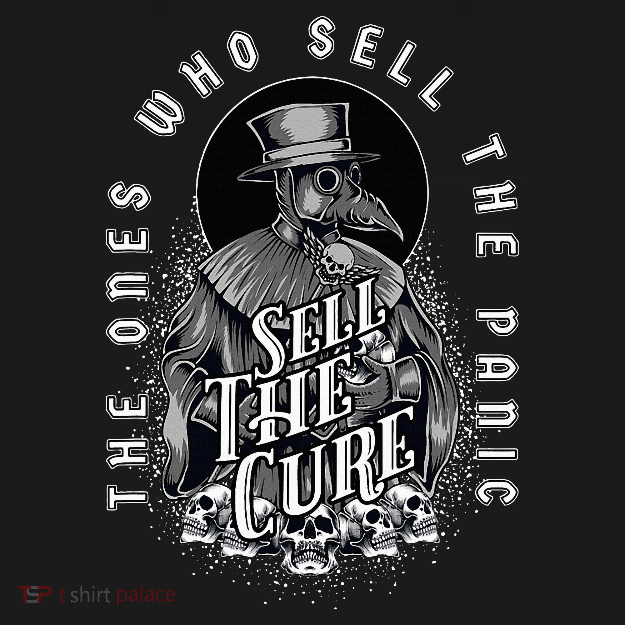 Plague Doctor Sell The Panic Sell The Cure Women's Hoodie