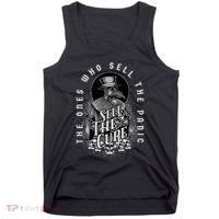 Plague Doctor Sell The Panic Sell The Cure Tank Top thumb 0
